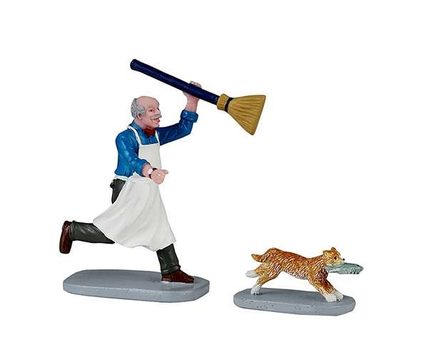 FELINE FISH THIEF SET OF 2