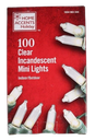 100 CLEAR INCANDESCENT MINI LIGHTS
