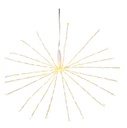 15.74"LITED STARBRST W/20 MET WIRES/160L CL WRM W7