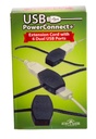 USB EXTENSION CORD W/40"LEAD WIRE, 15"SPACING, 10
