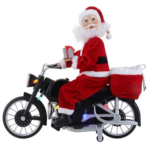 MOTORCYCLING SANTA