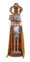 20´´HLLYWD SILV/GOLD KING NUTCKR