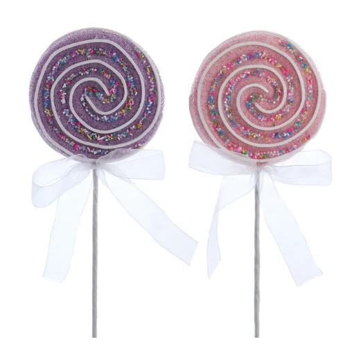 13.75´´PINK/PURPLE LOLLIPOP PICK INDIVIDUAL