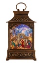 11´´B/O LIT NATIVITY WATER LANTERN