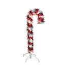 3 PRELIT R/W LED TINSEL CANDY CANE