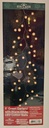 6´ 48-LIGHT WHITE COTTON BALLS WITH WARM WHITE LED LIGHTS GREEN VINE GARLAND 