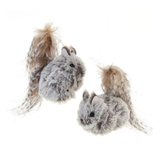 5.12´´GRAY SQUIRREL ORN INDIVIDUAL