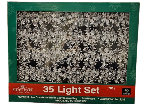 35/L DOUBLE LAYER SNOWFLAKE SET