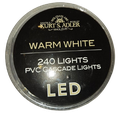 240L 9.8 LUCES DE CASCADA WARM WHITE LED