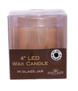 4´´B/O LED FLICKR FLAME CANDL IN JAR