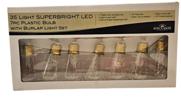 35L 7P LED VINTAGE BLB BURLP LITES