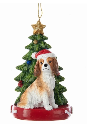 4.25´´CAVALIER KING CHARLES W/TREE