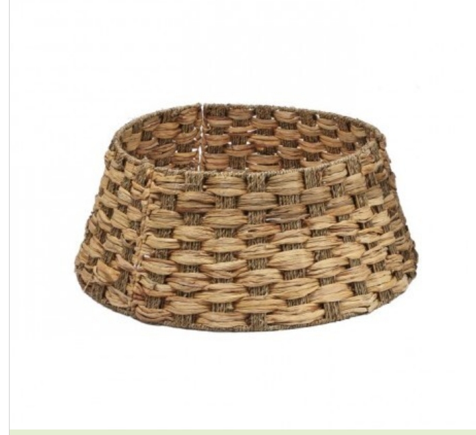 PLAST WEAVE AND METL TREE COLLAR