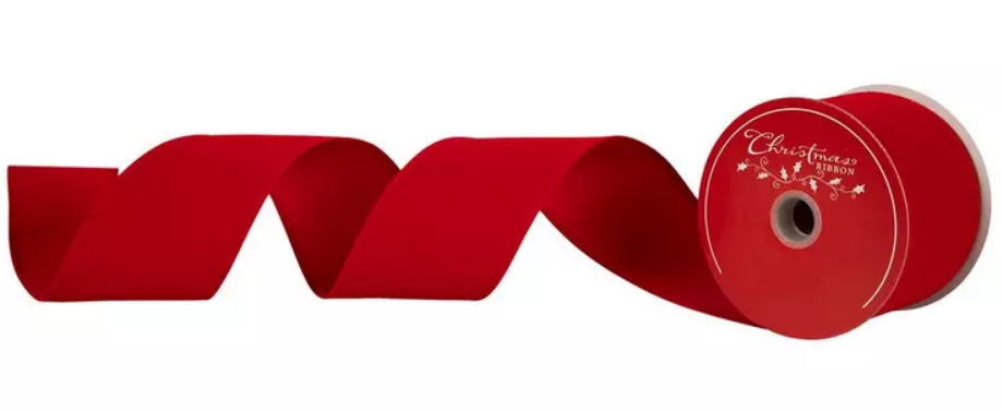 RIBBON RED 6.35X9.14CM