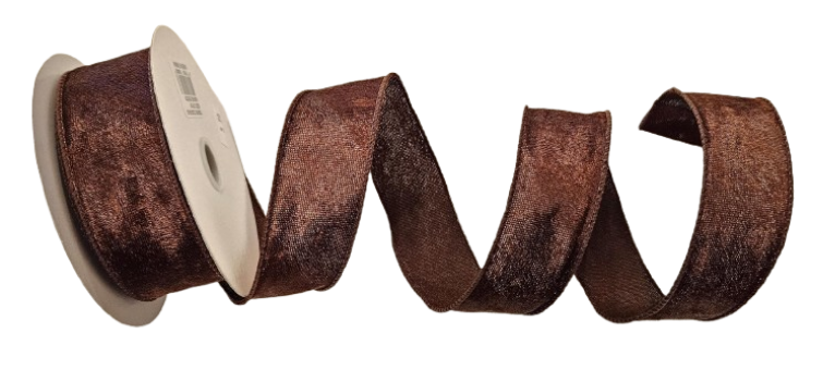 CHOCOLATE LUSH VELVET 1.5"X10Y