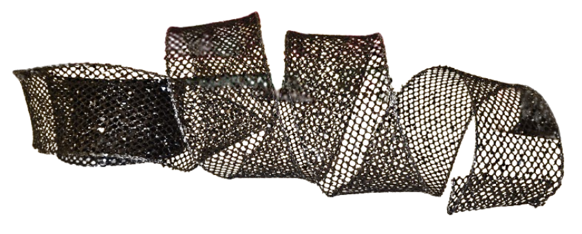 BLACK MEGA GLITTER 2.5"X10Y