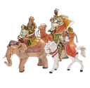 5" SCALE 3 PC ST KING ON HORSE. FONTANINI