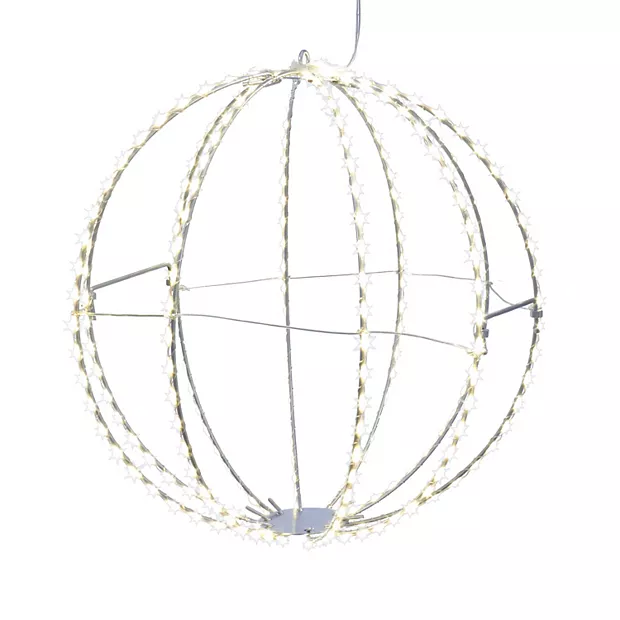 23.6"D ELECTRIC LIGHTED MULTI FUNCTION RGB FOLDABLE SPHERE W/ 304 COLOR CHANGING LED LIGHTS