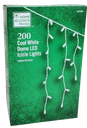 200 COOL WHITE MINI LED ICICLE LIGHTS INDOOR/OUTDOOR
