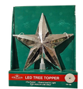 18L 10"MERRY XMAS SILV STAR TR