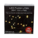 100L B/O WW LED FAIRIE LTS+GRN 35FT 