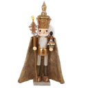 18"HOLLYWOOD GOLD KING NUTCRACKER