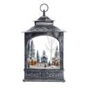 15" BATTERY OPERATED LED MUSICAL CHRISTMAS VILLAGE LANTERN 