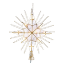 10L 14" GOLD GLITTER BETHLEHEM STAR TREETOP