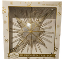 10L 14" GOLD GLITTER BETHLEHEM STAR TREETOP