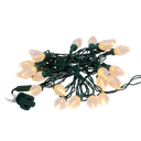 25L PEARL C7 WARM WHITE LED GRN WIRE
