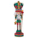 16" HOLLYWOOD MARDI GRAS KING NUTCRACKER