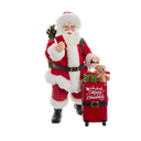 10.5 FABRICHE SANTA WITH RED LUGGAGE