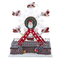 BATTERY OPERATED MUSICAL ANIMATED SANTA FERRIS WHEEL 
