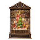 10" BATTERY OPERATED LED LIGHTED TREE WATER LANTERN