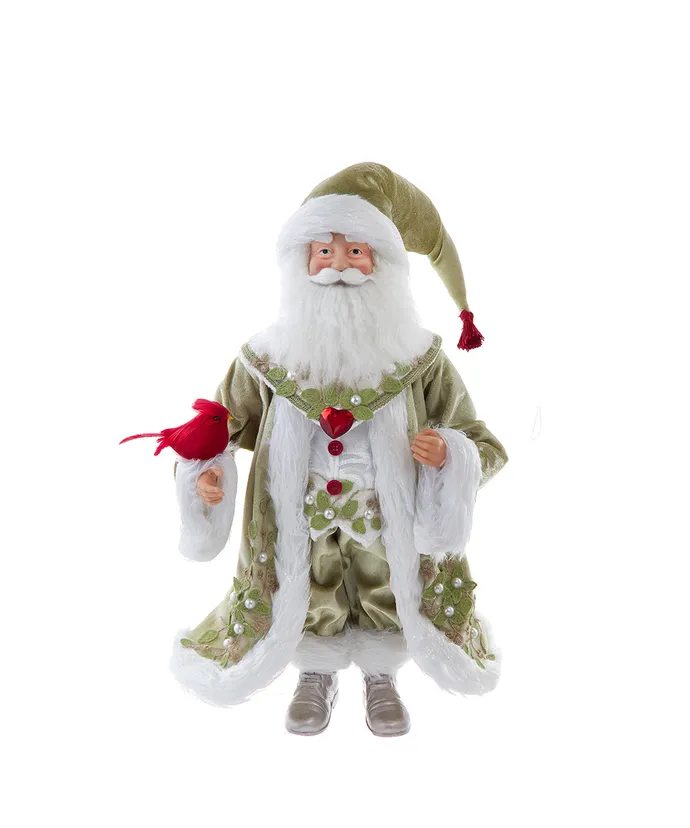 18" KSA KRINGLES MISTLETOE KISSES SANTA 