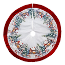 48" VELVET BEADED TREE SKIRT 