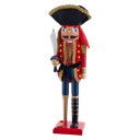 15"WDN PIRATE W/PEG LEG NUTCRA