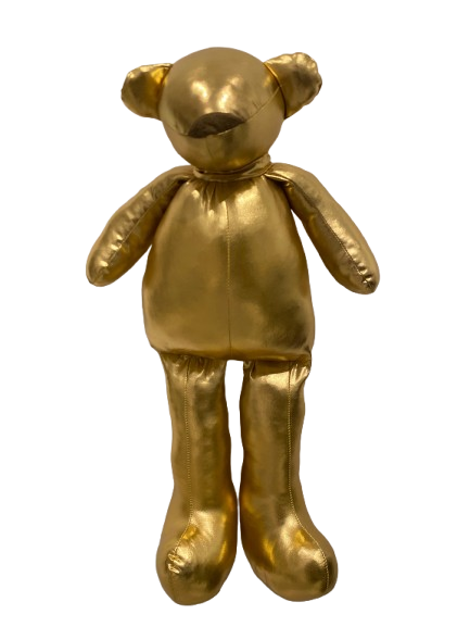 24” OSO GRANDE EN LAME DORADO. 