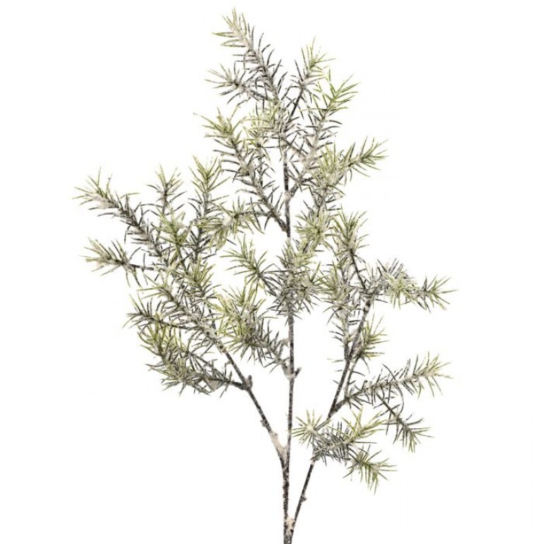 26" FROSTED SPRUCE SPRAY