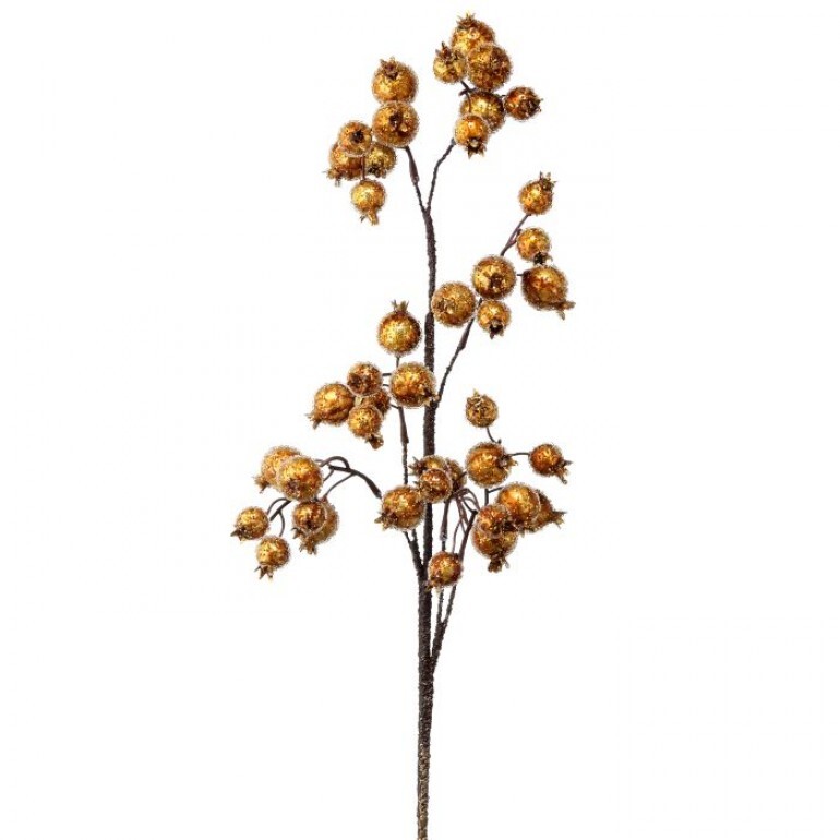 30" ANTIQUE METALLIC BEADED POMOGRANITE SPRAY