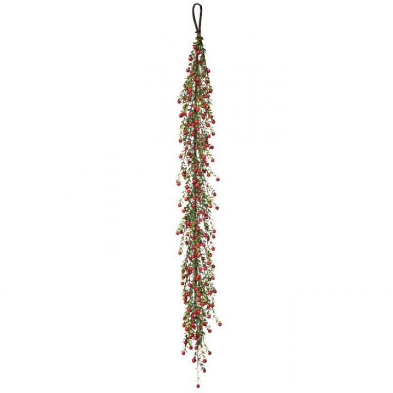 48" MINI WILD CRANBERRY LEAF GARLAND 