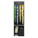7' 60L Dual Color (Multicolor & Warm White) LED Icicle String Light + Remote