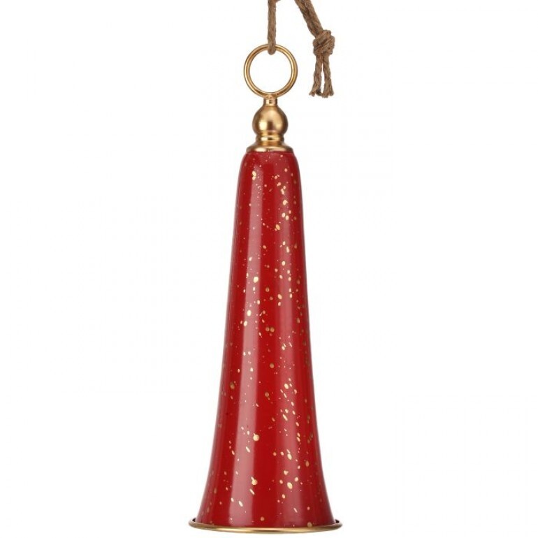 19.5" METAL ELOGANTED BELL W/JUTE