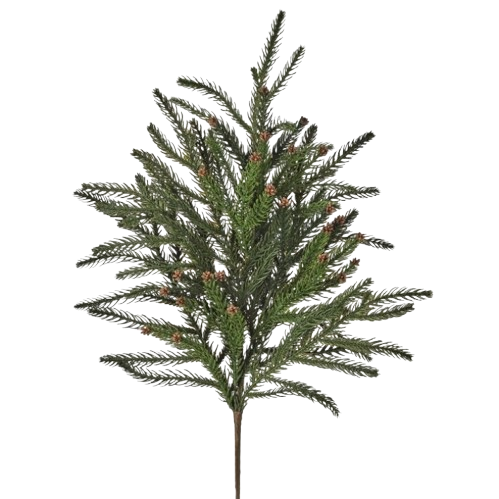 28" NATURAL TOUCH HEMLOCK SPRAY