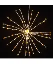 12" 120L Warm White & Cool White Fairy LED 3D Starburst Ligh
