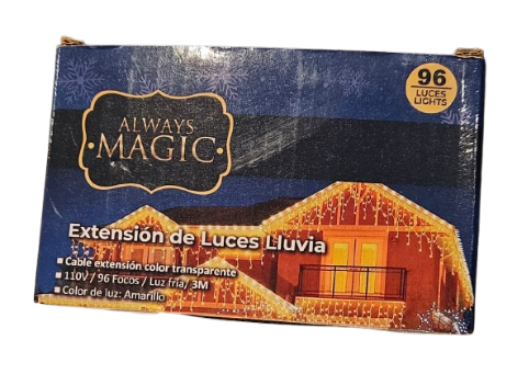 Extension de luces lluvia amarilla 96 FOCOS