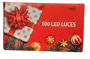 LUZ LINEAL BLANCA CABLE VERDE 100 FOCOS 