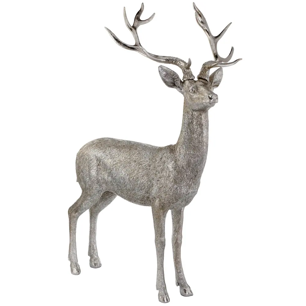 52´´RESIN INDOOR HIGHLANDS STANDING DEER