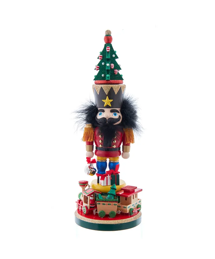 18.5´´HOLLY WOOD NUTCRACKER W/T