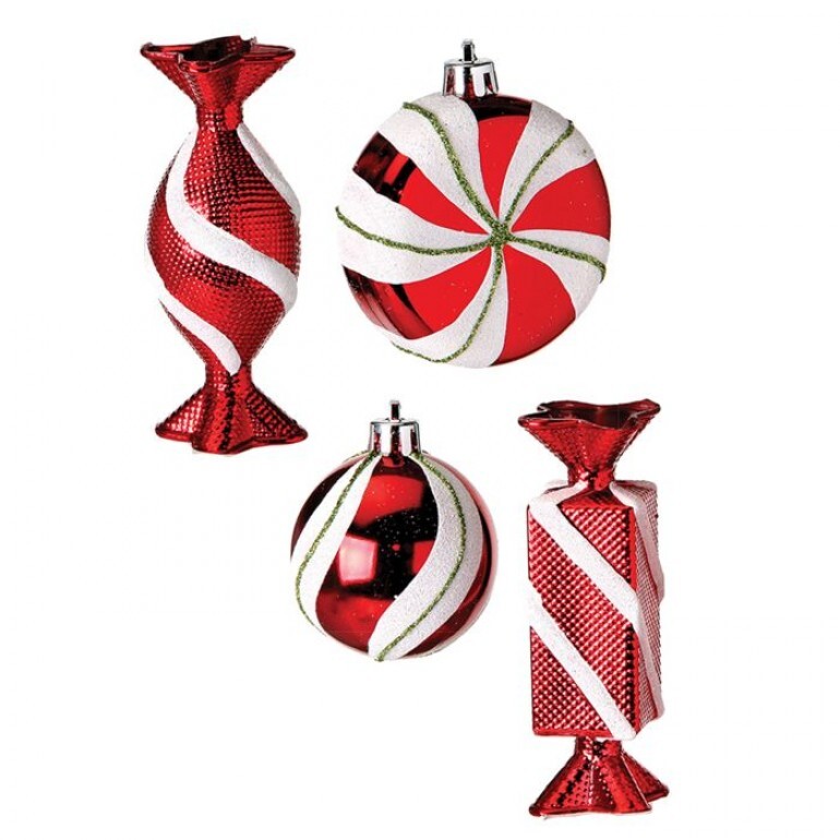 VP CANDY ORNAMENT 3-4´´ACBX OF 12